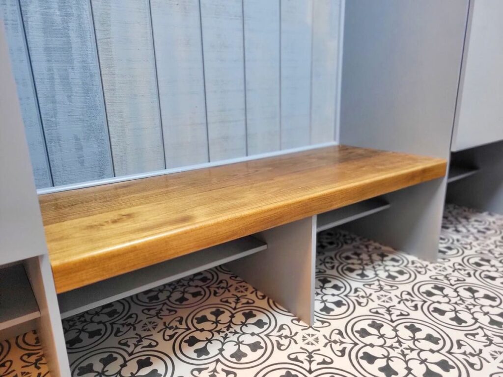 wooden mudrooms